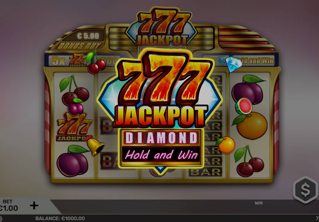 777 jackpot diamond hold and win