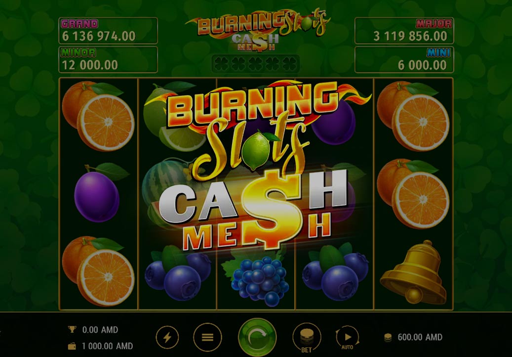 Burning Slots Cash Mesh