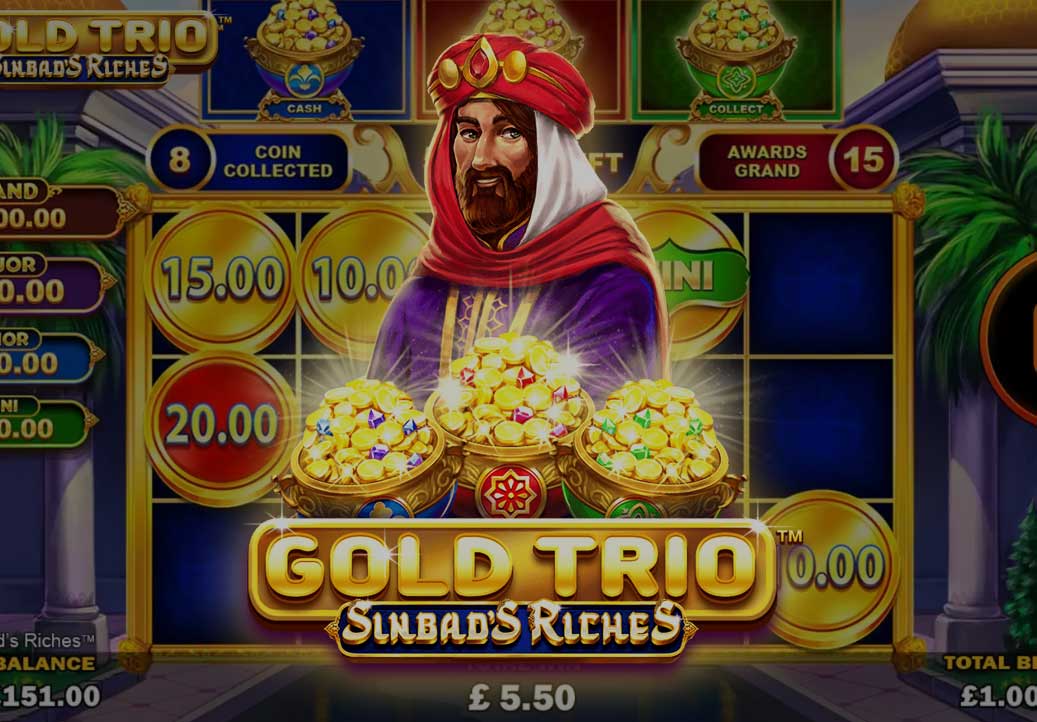 Gold Trio: Sindbad’s Riches