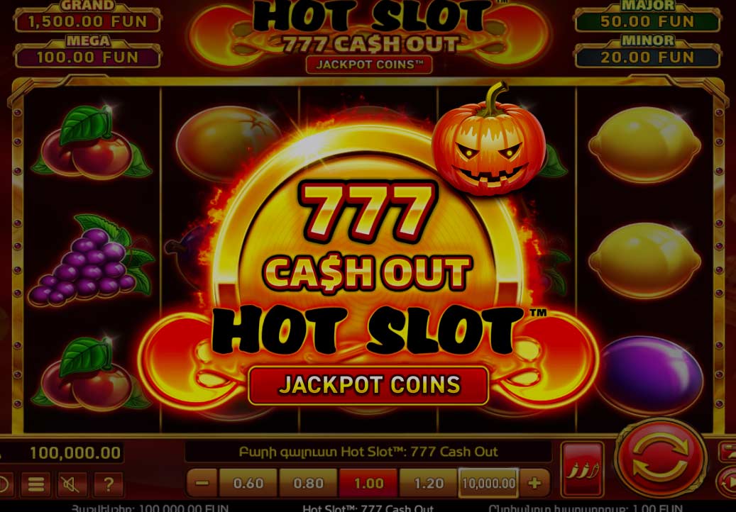 Hot Slot 777 Cash Out Halloween Edition