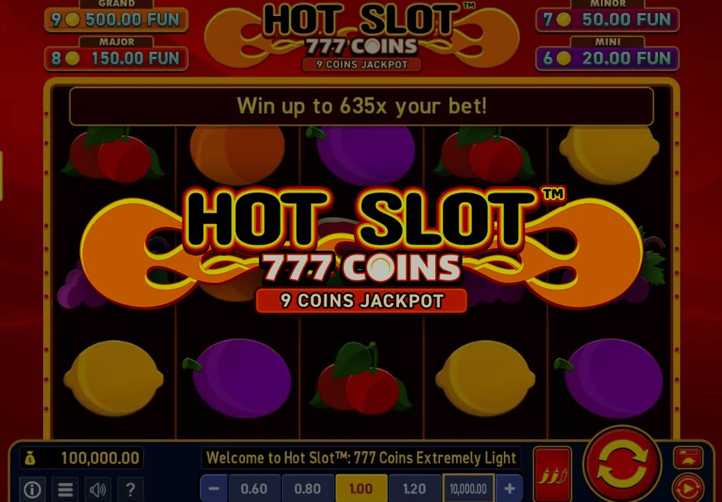 Hot Slot: 777 coins Extremely Light