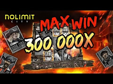 Занос в казино Riobet X20000, выигрыш в слоте Tombstone RIP (попал в заносы недели)